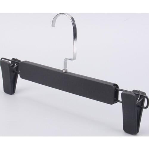 10 pcs/lot Plastic Trousers Hangers Household Anti-skid Pant Hanger Seamless Drying Rack for Dress Skirt Underwear