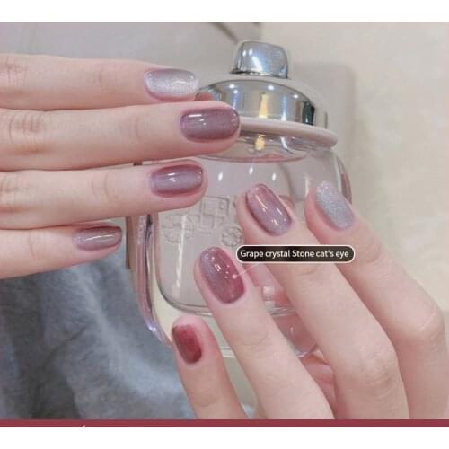15 ml Milk Tea Spar Cats Eye Glue 15ml Variety Nail Polish Glue Nail Art Popular Color Variety Smoothie Nail Gel Nail Art TSLM2