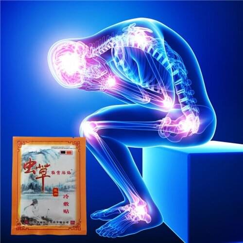 24Pcs Chinese Medicines Cordycep Analgesic Plasters Back Ache relief, Relief Rheumatism Joint Pain pain reliefing patch