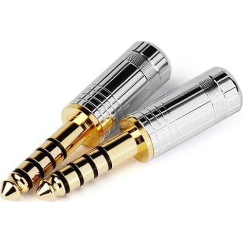 4.4mm Plug Headphone Adapter Balanced Interface 5 Poles Speakon Connector For 4.4NW-WM1Z/A Audio Jack DIY HiFi Headset Soldering