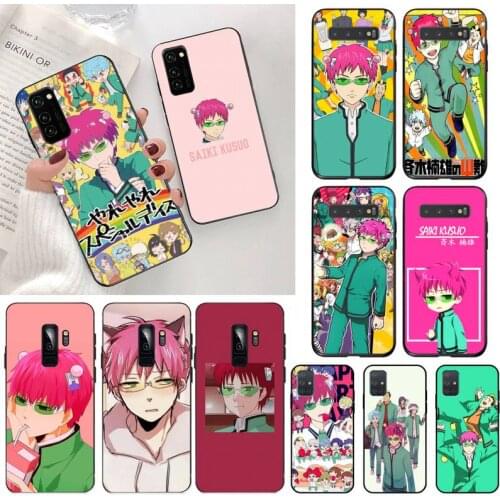 Anime Saiki Kusuo Phone Case for Samsung S20 plus Ultra S6 S7 edge S8 S9 plus S10 5G lite 2020