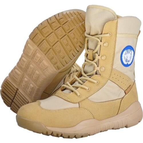 Special Force Tactical Desert Combat Boots Man Outdoor Shoes Military Leather Ankle Boots Male Army Hunting Hiking Boots