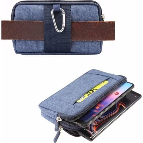 Hook Loop Waistband Belt Phone Case Bags Pouch For HTC U11 Eyes/U11 Life/U11+/U Ultra/U Play,Desire 12 Plus/12+,One X10/A9S/X9