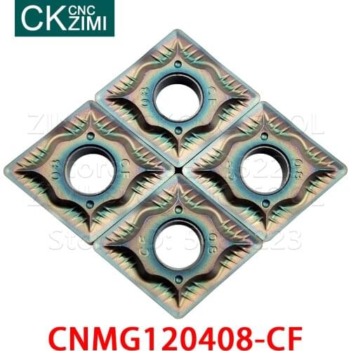 CNMG120408-CF ZM1135 CNMG 120408 CF Carbide Inserts External Turning Inserts Tools CNC mechanical Metal Lathe Tools for steel