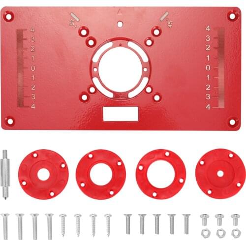 Woodworking Engraving Machine Flip Board Router Table Insert Plate Woodworking Benches Aluminium Wood Router Trimmer Models