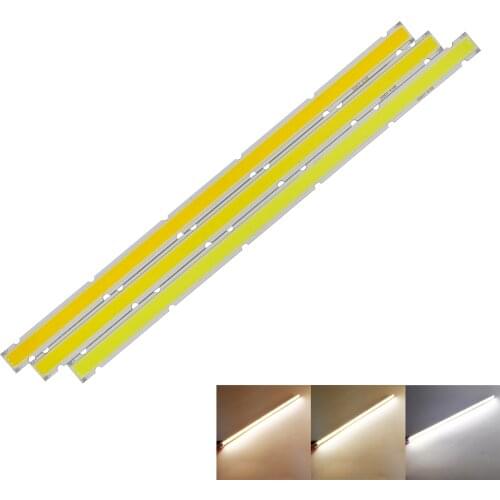 Dimmable long LED COB Strip 250mm 12mm Light Source with remote controller Lamp 12V DC Warm White 10W LED FLIP Chip for DIY