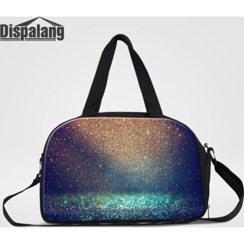 Mens Travel Bags Universe Space Messenger Duffle Handbags Galaxy Custom Design Shoulder Duffel Weekend Bags Women Overnight Bag