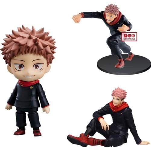 Cuteanime 100% Original jujutsu Kaisen Anime Figure Itadori Yuji Figure Anime Chibi Figure Pvc Toys Action Figure 3 style