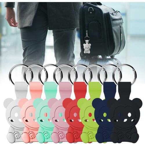 Used for Airtag anti-lost box silicone locator protective cover, used for car key bag, dog chain, mobile phone