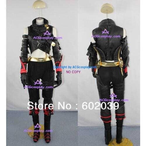 Hack Roots Haseo Cosplay Costume include boots cover and gloves good quality faux leather made ACGcosplay