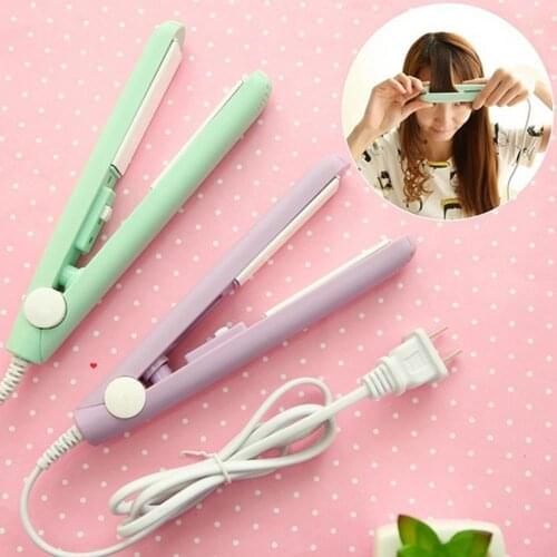 Mini Hair Straightener US Straightening Styler Electric Hairbrush Flat Iron Hairstyles And Tools For Her