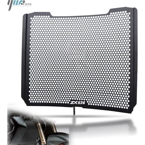 Motorcycle accessories Engine Radiator Bezel Grille Protector Grill Guard Cover For KAWASAKI ZX636 ZX 636 2013-2020 2019 2018