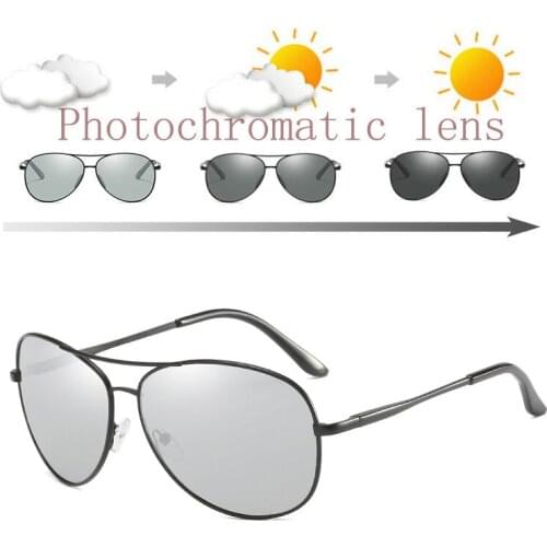 Mens Photochromic Polarized Driving Sunglasses Women Eyewear Travel Fishing Eye Glasses Shades Trip Outdoor Holiday Pilot UV400