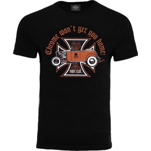 Mens High Quality Tees T-Shirt Hotrod Oldschool Rockabilly Youngtimer V8 US Cars V6 O-Neck Teenage T-Shirt