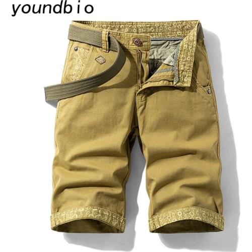 Mens Military Cargo Shorts Work Shorts Tactical Shorts Men Cotton Loose Casual Short 2021 Summer Shorts Men Fitness Gym Shorts