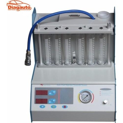 Original 6 Jars Gasoline Fuel Injector Tester & Cleaner MST-A360 Injection Nozzle Cleaning Machine