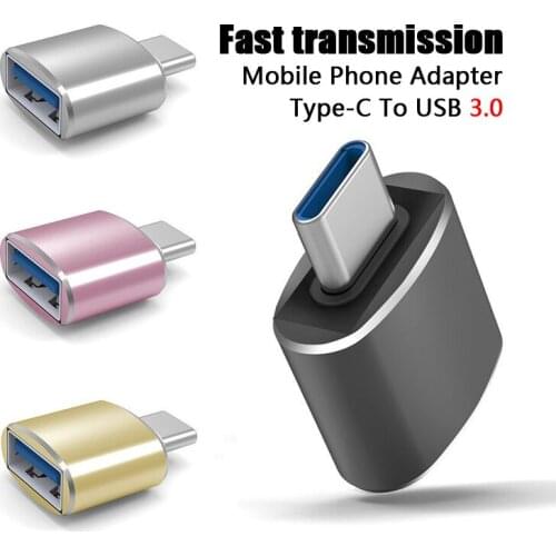 Type C to USB 3.0 OTG Adapter For Macbook Pro Air Samsung Huawei XiaoMi U Disk Connector Charging Converter Type-C OTG Adapter