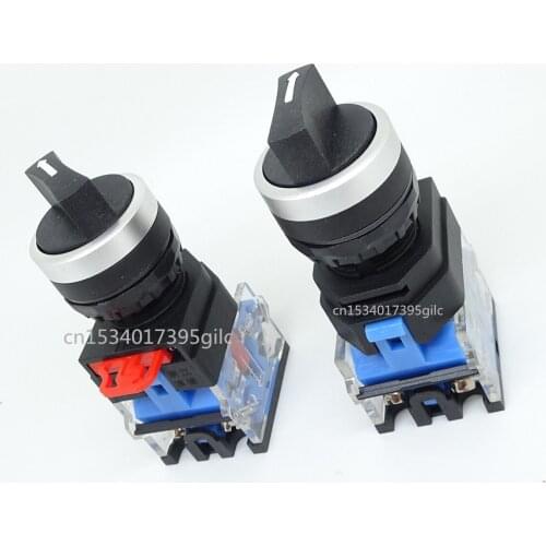 Transfer switch opening 22mm knob switch LA38 second gear third gear rotary button changeover selector switch