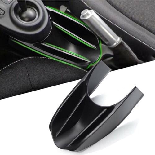 Car Center Console Handrail Armrest Storage Box ABS Black for Smart 453 Fortwo Forfour 2015-2019 Accessories