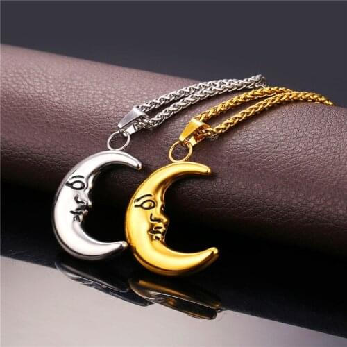 Collare Sailor Moon Pendant Stainless Steel Gold Color Men Jewelry Cartoon Comic Gift Anime Necklace Women P957