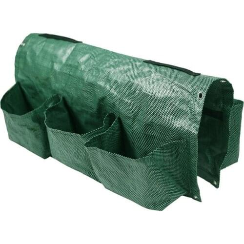 6 Pockets Hanging Grow Bag Planter Vertical Garden Vegetable Garden Growing Bag Planter Flowers Growing Bags Garden Tools
