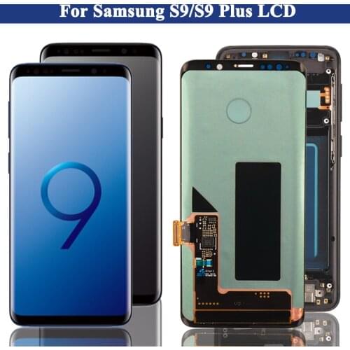 Burn Shadow Super AMOLED LCD Display Touch Screen Digitizer for Samsung Galaxy S9 G960 G960F S9 Plus G965 G965F Repair Parts