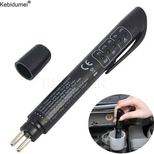 Brake Fluid Tester Mini Practical Electronic Pen With 5 LED For Car Vehicle Diagnostic Tools Automotive Testing Tool