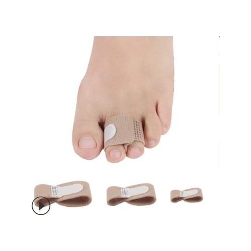 Fabric Toe Finger Straightener Hammer Toe Hallux Valgus Corrector Bandage Toe Separator Splint Wrap Foot Stretcher Care Tool