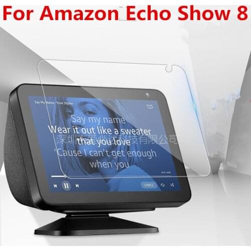 For Amazon Echo Show 8 Scratch Resistance Screen Protector Tempered Glass HD Protective Glass Film