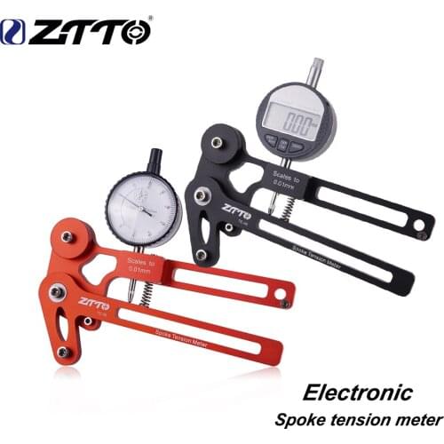 ZTTO MTB Bike Electronic Tension Meter Tool Wheel Spokes Builders Tool Spoke Checker Mechanical High Precision Indicator TC-02
