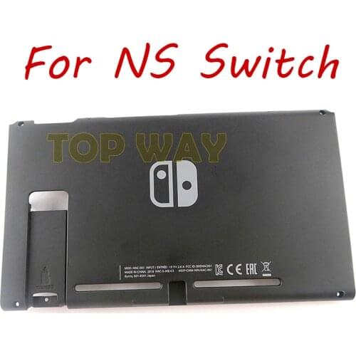 2PCS Replacement Custom Back Bottom Housing Shell Case For Nintendo Switch Console Plastic Back Case Rear Cover Panel Frame