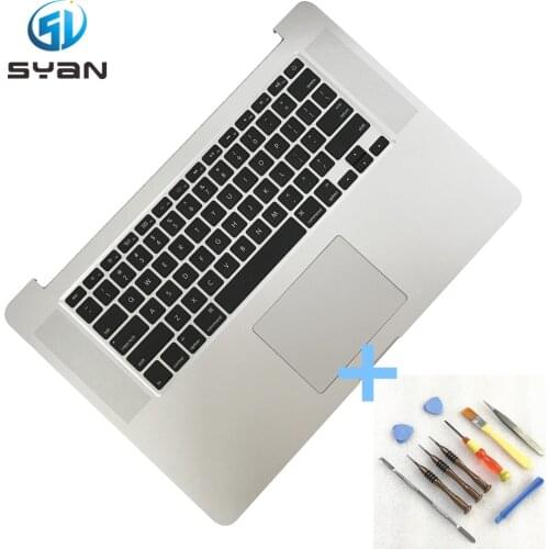 2015 A1398 Topcase for Macbook Pro Retina 15.4 inches Top case with US keyboard trackpad backlight