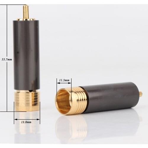 4pcs High Performance plug,Audio RCA Connectors, Nakamichi RCA connector Nakamichi plug