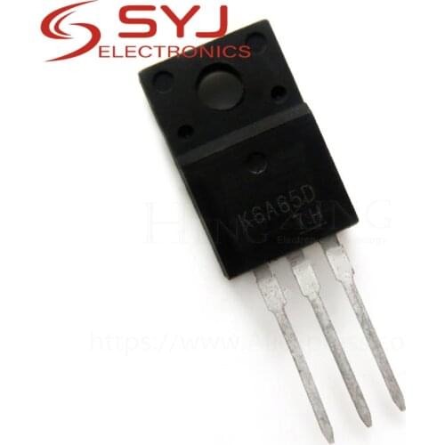 5pcs/lot K6A65D TK6A65D TO-220F 650V 6A In Stock