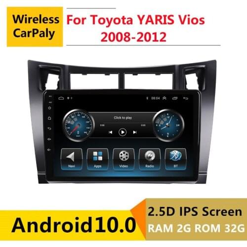 2G RAM Android car stereo for Toyota YARIS 2008 2009 2010 2011 2012 radio navigation GPS Multimedia Player headunit