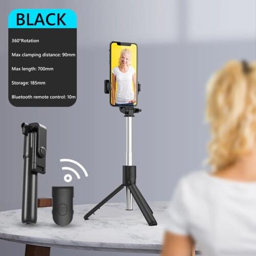 Wireless Selfie Stick Foldable Mini Tripod Shutter Remote Extendable Handheld Monopod Phone Holder for IOS Android