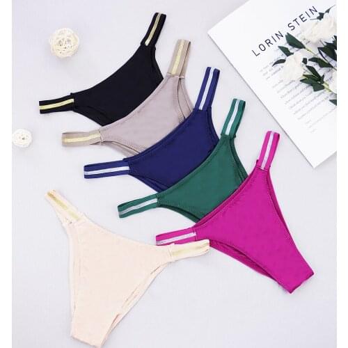 1 Piece Lot Sexy Panties Women Thong Panties Sex Fitness Sporty Women Underwear Thong Low Waist Panties Sexy Traceless Briefs