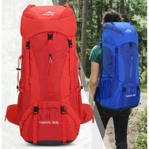 75L High large capacity travel mountaineering bag baggage shoulder waterproof backpack computer storage bags luggage backpacks