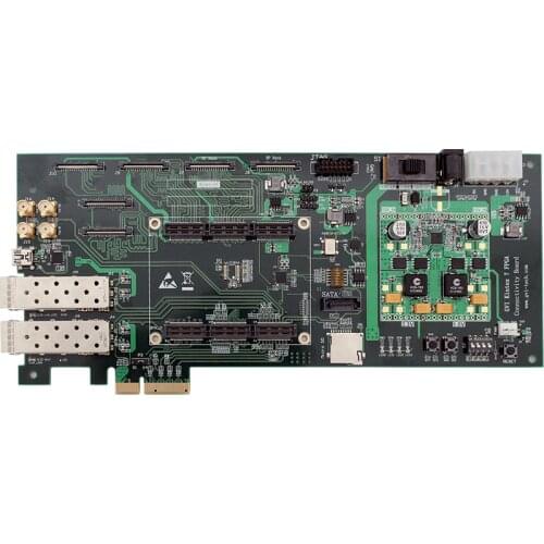 KINTEX-7 High-speed Connection Function Backplane, PCIe Gen2 X4, Double 10G Ethernet, SATA