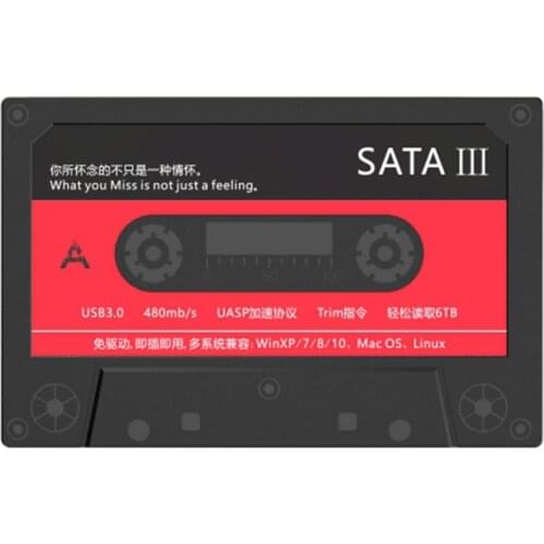 HDD Enclosure SATA to USB 3.0 HDD Case 6Gbps 6TB External Hard Drive Enclosure Mobile Box External Mobile Hard Disk Adapter