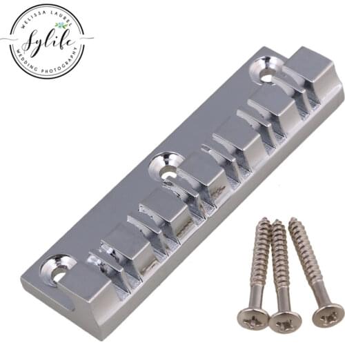Metal Guitar Parts Chrome 12 Strings Guitar Bridge for Electric Guitar