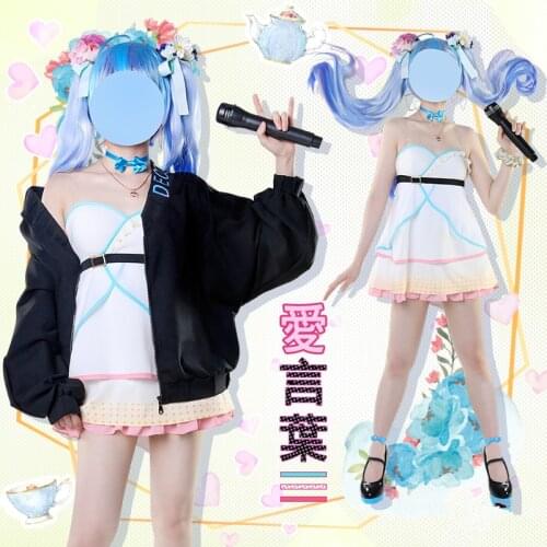 Mikus Day Cosplay Vocaloid 39s Giving Day Miku Cosplay Costume Woman Lovely Christmas Dress