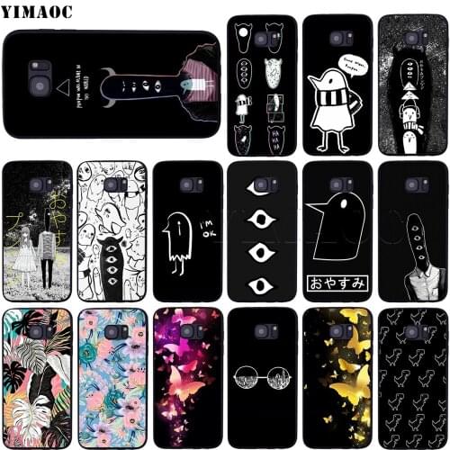 YIMAOC Goodnight Punpun Soft Silicone Case for Samsung Galaxy S6 S7 Edge S8 S9 Plus A3 A5 A6 Note 8 9