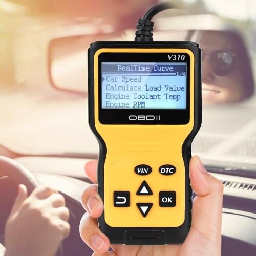 OBD2 Scanner V310 OBD2 Code Reader ELM 327 OBDII EOBD Read/Clear Fault Scan Tool Car Auto Diagnostic Tool Digital Display