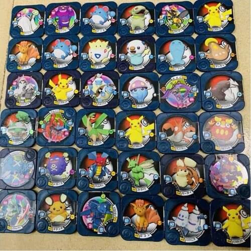 Genuine Pokemon Action Figures Axew Snorunt Machine Cards Model Toys Cartoon Mini Pocket Monsters Figures Cards Toy Collection