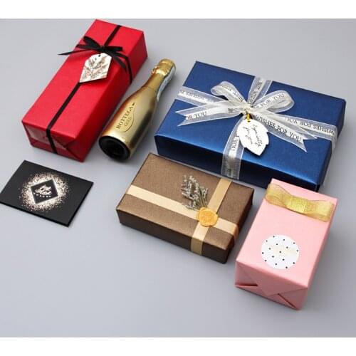 5 Pcs Gift Metallic Color Wrapping Paper 53x72cm for Wedding Kids Birthday Holiday Baby Shower Gift Wrap Craft Paper Decor Gifts