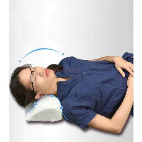 Cervical Pillow Heat Curvature Cervix Traction Heating Neck Pain Pillows Electric Massage Vibration Medicine Care Tool Home