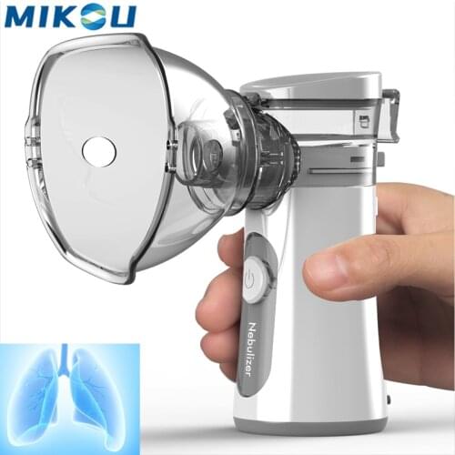 Portable Nebulizer Inhaler For Baby Adult Silent Ultrasonic Mesh Nebulizer Mini Handheld USB Rechargeable Inalador Nebulizador