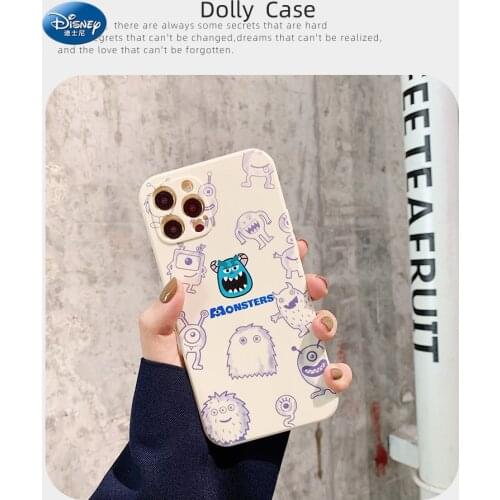 DISNEY 2021 Mickey Silicone Case for IPhone 11 Pro Xs Max iPhone 12 Official Liquid Silicon 360 Full Cover zz0517