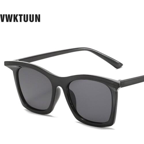 VWKTUUN Sunglasses Women Men Square Shades Driver Driving Eyewear Vintage Colorful Lens Sunglasses Outdoor Sport Eyewear